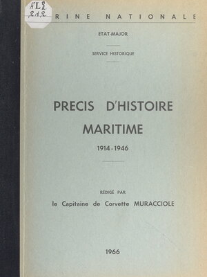 cover image of Précis d'histoire maritime, 1914-1946